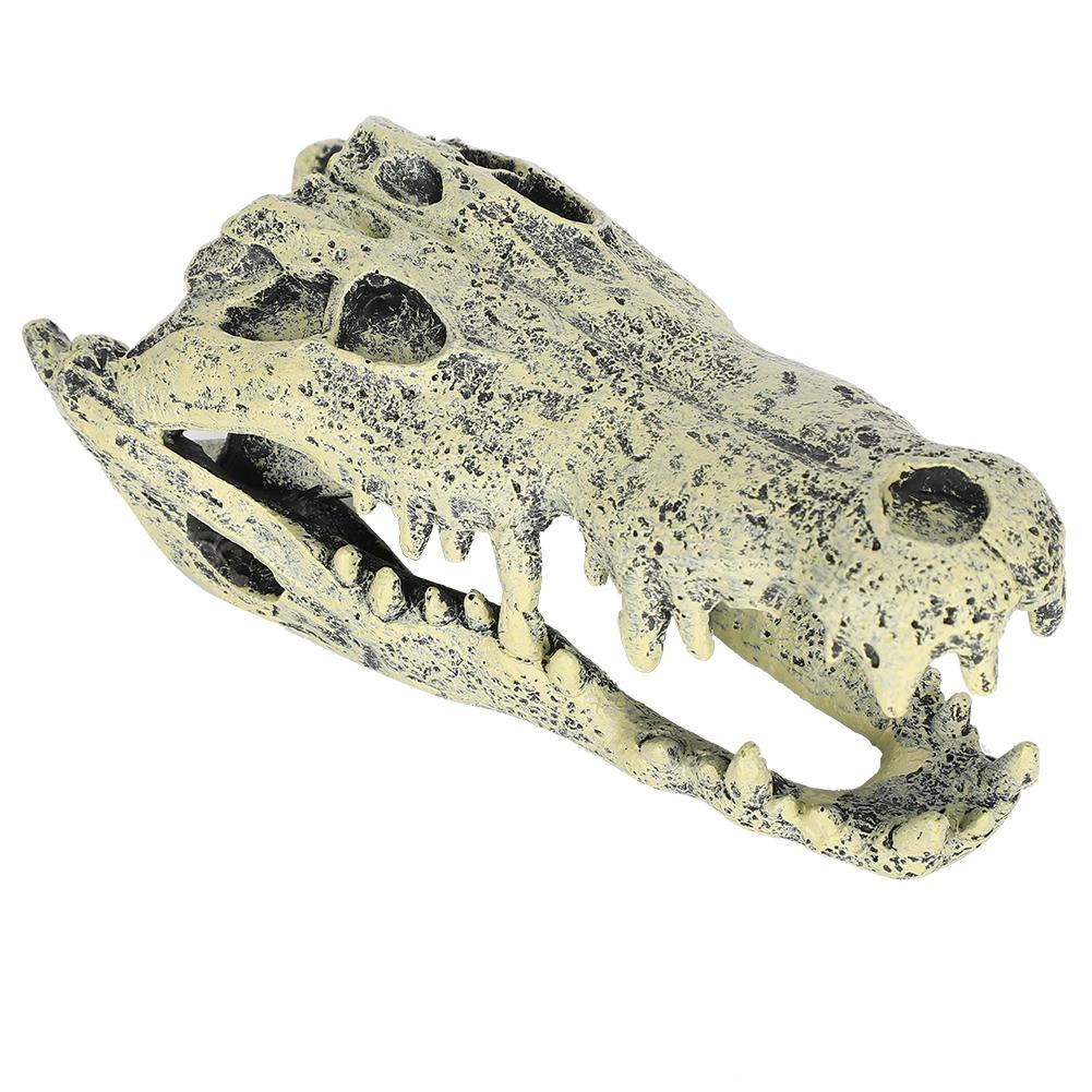 Аквариумный декор Искусственное украшение в форме черепа для украшения ландшафта