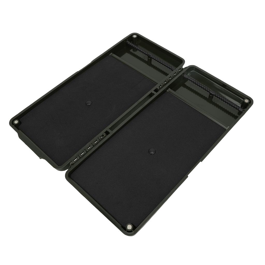 Европейский рыболовный ящик для хранения лески с магнитами, большой вместимости, с петлями из нержавеющей стали и съемными крючками.