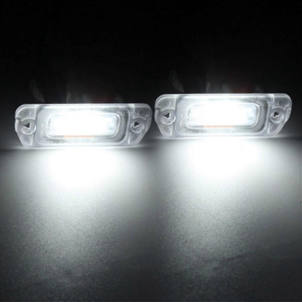Car License Plate Light Led Number Plate Light for ML450 ML500 550 ML63 License Plate Lamp White