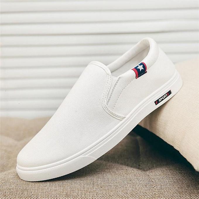 Модная летняя воздухопроницаемая мужская повседневная обувь Модные мужские туфли для отдыха без застежек Мужская повседневная обувь для досок Кроссовки