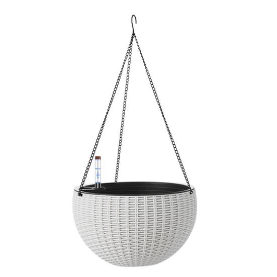 Самополивающиеся подвесные кашпо для помещений и улицы, утолщенная подвесная корзина, цветочный горшок с водой