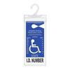 Disabled Parking Placard Holder | Transparent Handicap Accessories Garage Parking Assist - Handicap Placard