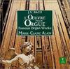 CD ALAIN (MARIE-CLAIRE) - Toccata and Fugue / Bach: Organ Wor WPCS21070 ERATO Japan Obi Classical Used