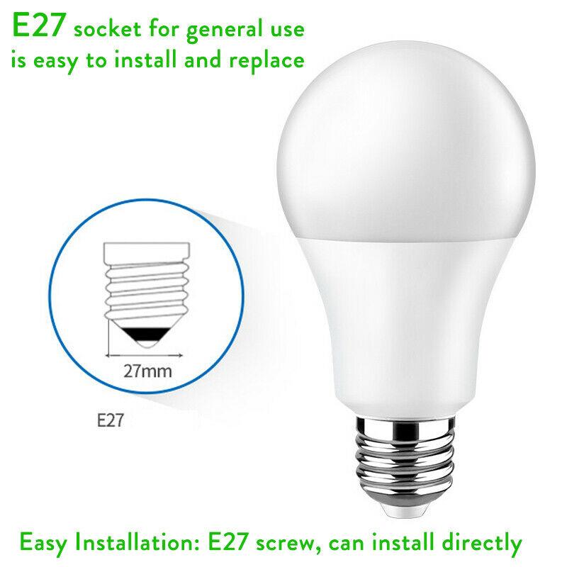 AC220V E27 3W 5W 7W 9W 12W 15W 18W 20W LED Edison Screw Globe Light Bulbs Cold Warm White Lamp for Home Office Bedroom Decor