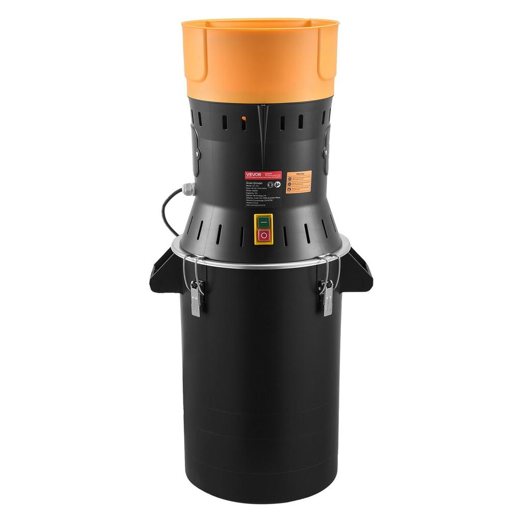 Electric Grain Mill Grinder, 600W High Power Commercial Spice Grinder, 25L Pulverizer Powder Machine with Galvanized Sharp Blades, for Dry Grains,