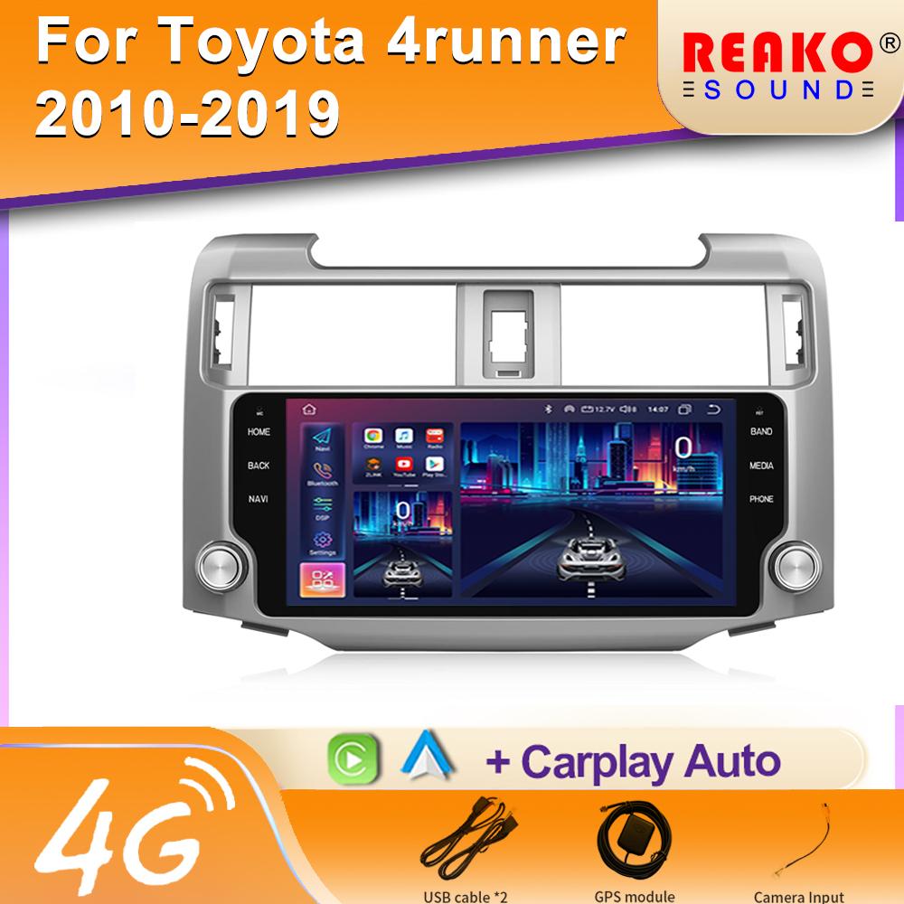 9-дюймовый Android автомобильный радиоприемник для Toyota 4Runner 2009-2019 4 Runner Мультимедийный видеоплеер GPS Navi Stereo 4G WIFI Carplay 2din