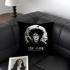 TThe CureS Rock Band Cushion Cover Natural Linen Organic Fabric DoubleSided Printing Sofa Home Decor Gift Pillow Case