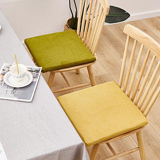 Подушка на стул с завязками Фиксированная Дышащая Хлопково-льняная Гостиная Удобное Сиденье Ягодицы