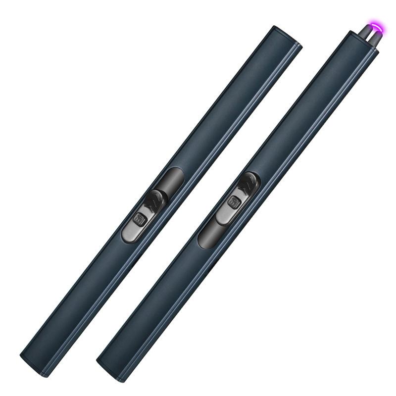 Зажигалка для барбекю на открытом воздухе с USB-дугой, перезаряжаемая, длинная, для кухонной газовой плиты, ветрозащитная, плазменная, беспламенная, электрическая зажигалка