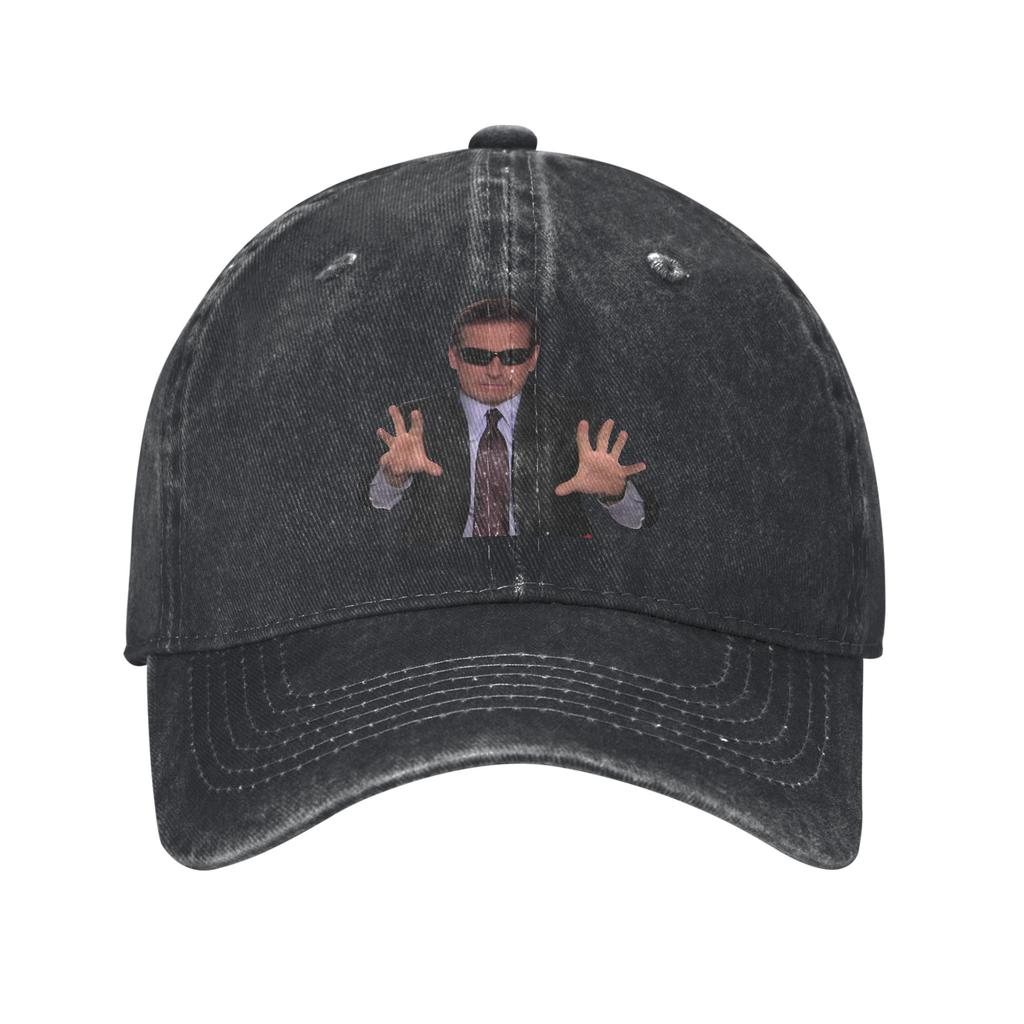 Include DUNDER MIFFLIN Baseball Cap Distressed Denim Washed The Office TV Show Snapback Cap Activities Adjustable Fit Caps Hat
