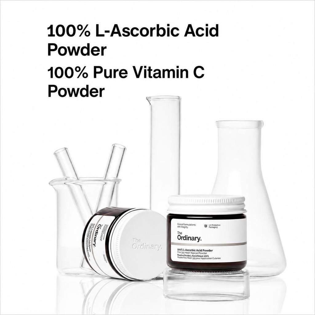 THE ORDINARY 100% порошок L-аскорбиновой кислоты 20 г (3 варианта)