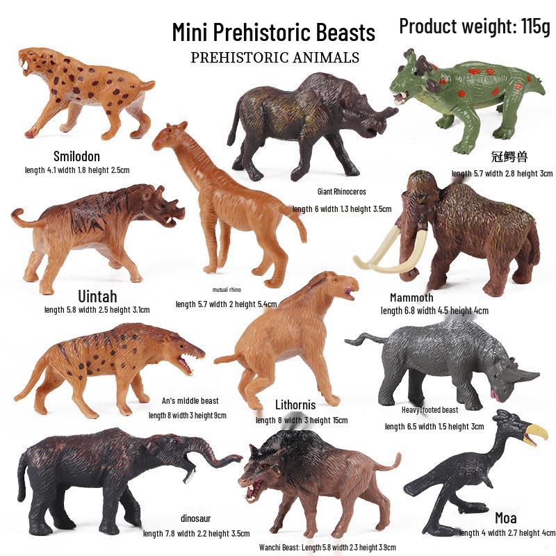 Набор моделей диких животных Арктики: Белый медведь и пингвин