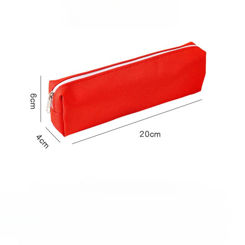 Простой пенал для карандашей Школьные принадлежности Пеналы для карандашей Однотонные школьные канцелярские принадлежности Карандашница Назад в школу