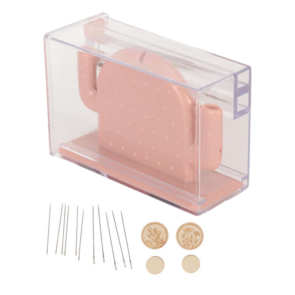 Двусторонний нитевдеватель с 10 швейными иглами, 2 игольницы, простое использование, игла «Кактус»