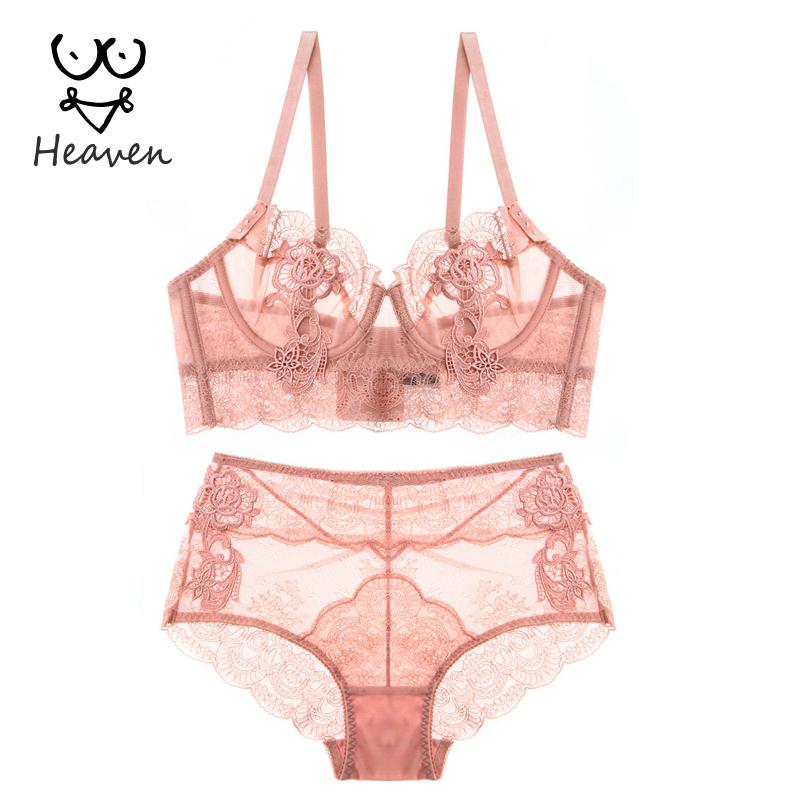 Прозрачный комплект нижнего белья для женщин, нижнее белье, ультратонкий бюстгальтер и трусики, бюстгальтер с эффектом пуш-ап, нижнее белье, бюстгальтер и трусы, комплект