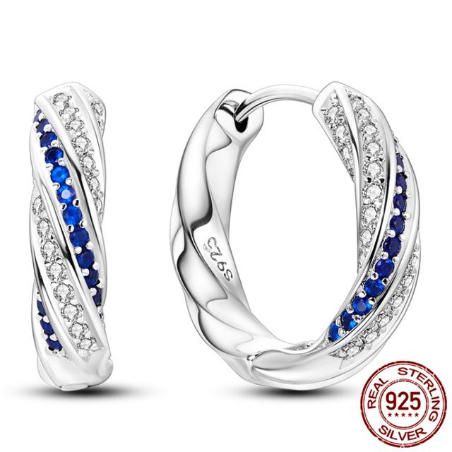 Настоящие 100% стерлингового серебра 925 пробы, цветы, сверкающие серьги-бабочки для женщин, модный бутик ювелирных изделий, вечерние, свадебный подарок, новинка 2023 года