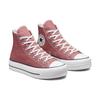 Converse Chuck Taylor All Star Lift Platform Сезонный цвет Высокие парусиновые кеды Женские кроссовки Красно-коричневые A01367C