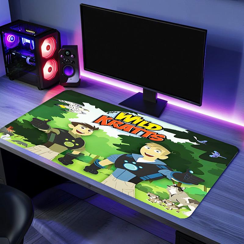 Wild Kratts Mouse Pad - Non-Slip Rubber Base, Smooth Surface for Work,Gaming,Office,And Home Use, Desk Mouse Pad