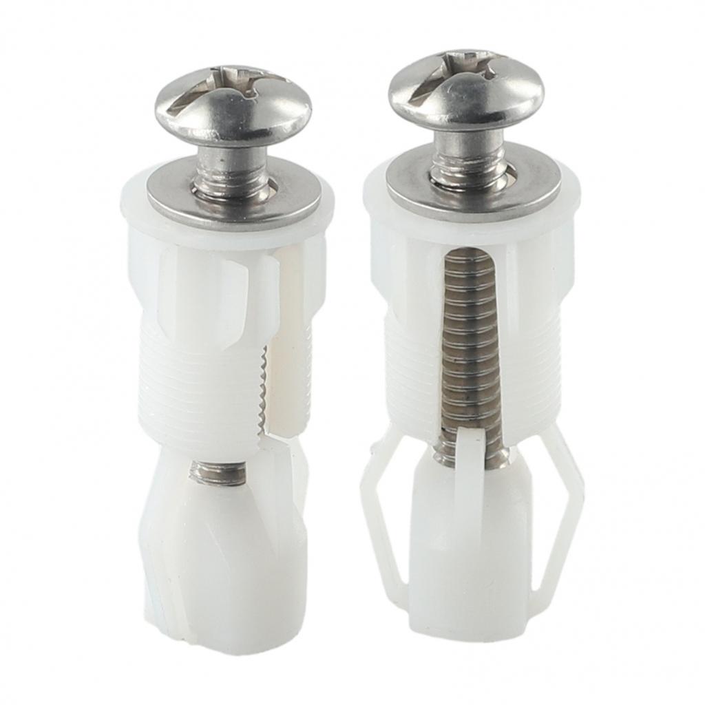 Крепление крышки унитаза Аксессуар для крышки унитаза Верхняя фиксация Винты Гайка для унитаза