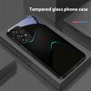 Простой и большой для Samsung Galaxy S10 20 Plus 21 FE 22 23 24 FE 25 Ultra Черный Чехол для телефона из закаленного стекла Жесткий чехол