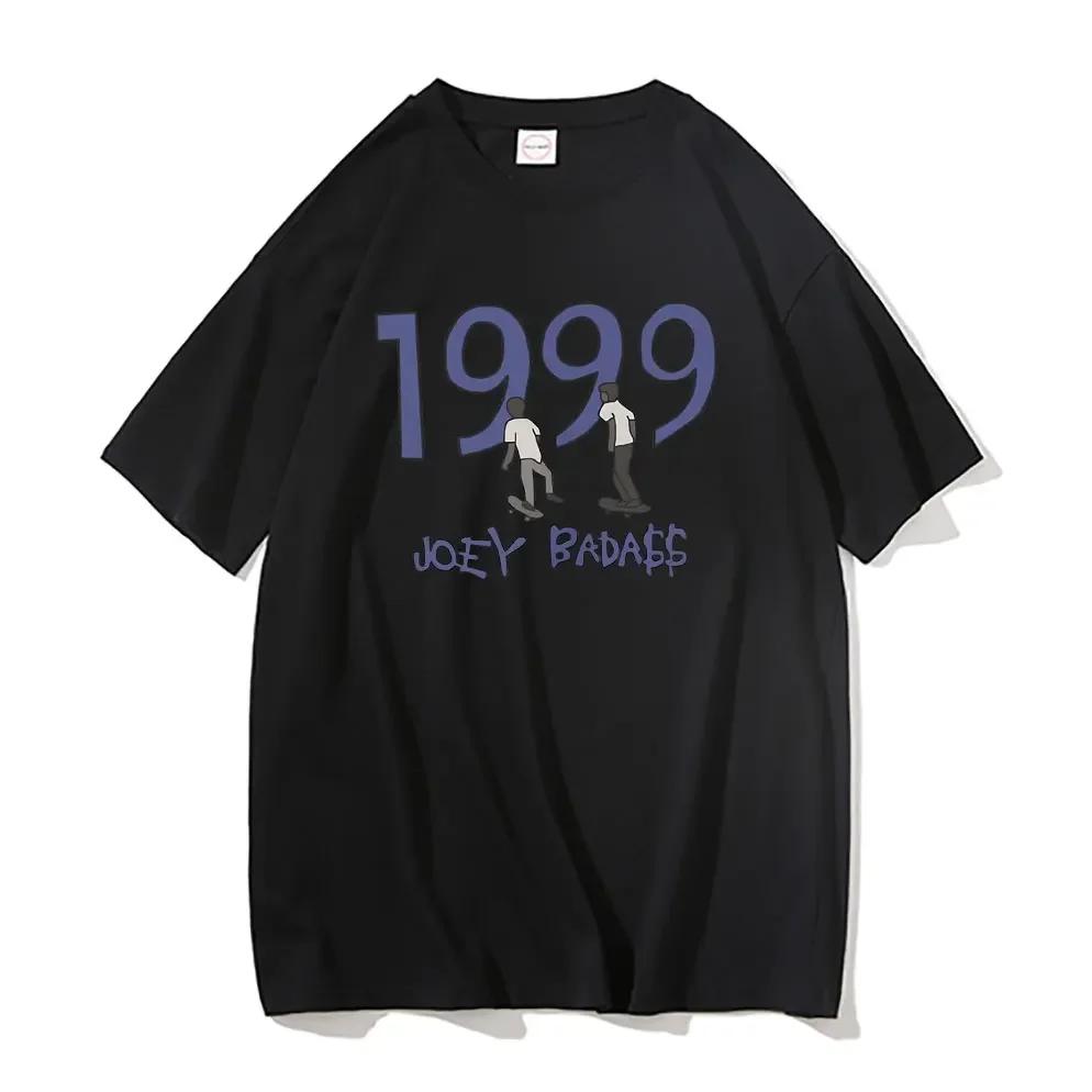 Футболки с принтом рэпера 1999 Joey Badass для мужчин, хип-хоп винтажная футболка, мужская корейская модная тенденция, футболка оверсайз, мужская уличная одежда