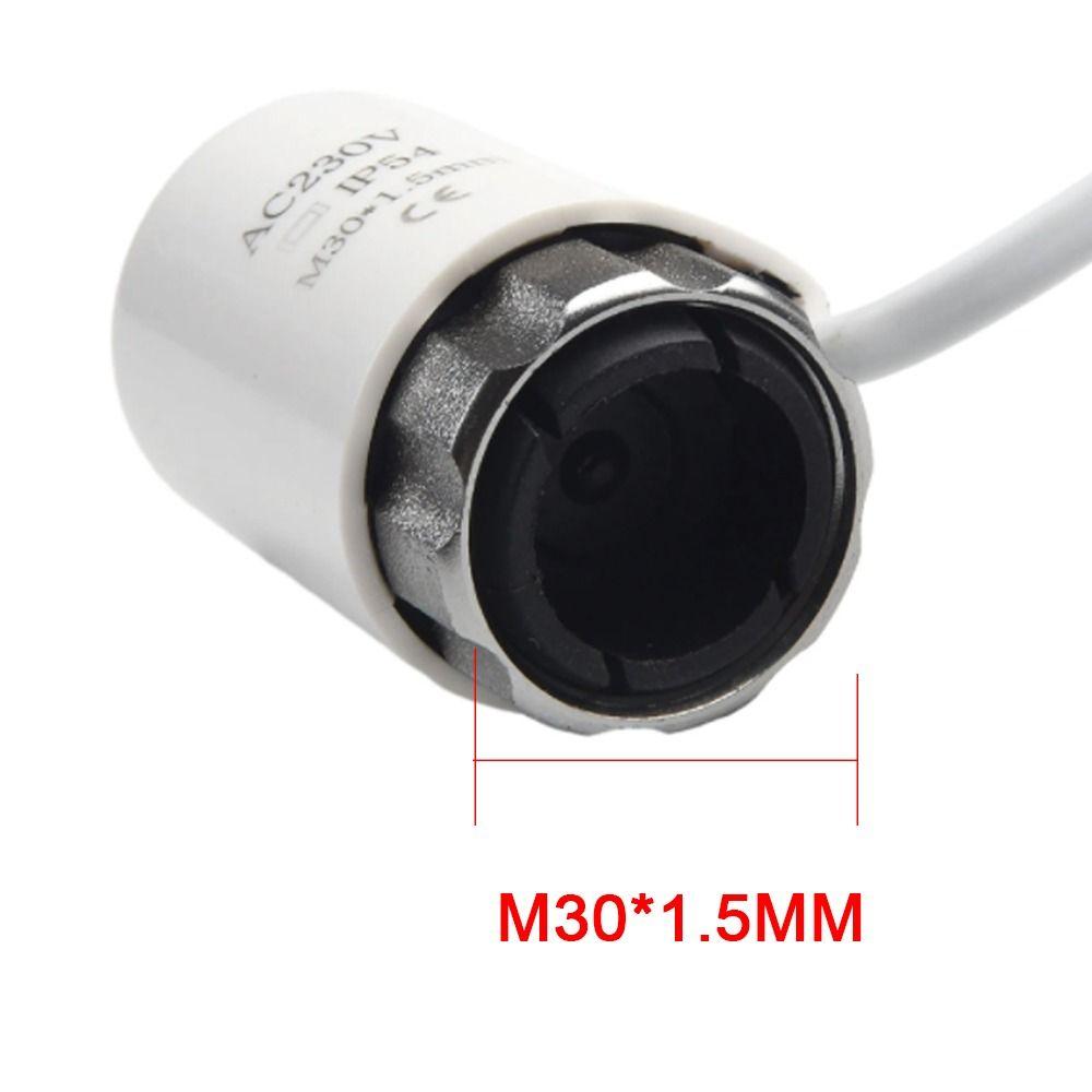 Нормально открытый электрический термопривод M30*1,5 мм без клапана для подогрева пола