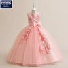 Платье принцессы на одно плечо с пайетками и пышной юбкой для девочек