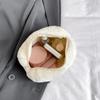Однотонная плюшевая косметичка большой вместимости на молнии, портативная, многофункциональная, женская, для девочек, для путешествий, органайзер-косметичка для губной помады и туалетных принадлежностей