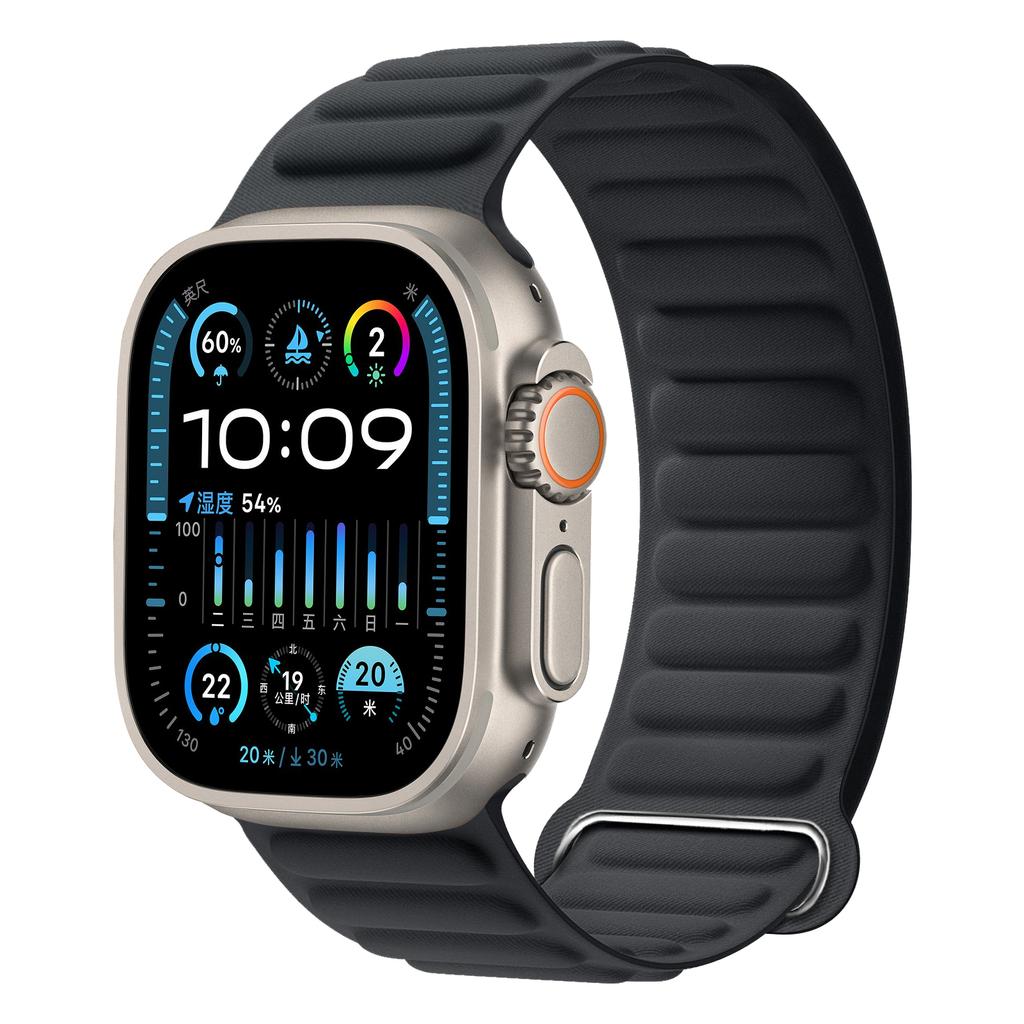 Bands for Apple watch strap Ultra 2 3 49mm 44mm 40mm 46 45mm FineWoven Magnetic Loop correa bracelet iWatch Series 9 8 SE 11 10