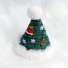 Dog Hats Pet Christmas Hat Classic Mini Style Christmas Hat Pet Accessories for Small Dogs Cats Festival Winter Decoration Gift