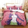 Personality The Quintessential Quintuplets Комплект постельного белья Single Twin Full Queen King Size Комплект постельного белья Adult Kid Bedroom Duvetcove