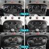Настоящее твердое сухое углеволокно для Abarth 595 695 595C 695C 2012-2022 2023 2024 Fiat 500 500C 2008-2024 AC Цифровой/Ручной климат