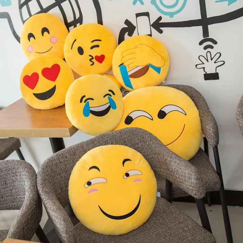 Теплая подушка Emoji для рук, кукла может быть задействована в пародии на Emoji, мягкая игрушка-кукла, поздравления с днем рождения, праздничная подушка, игрушка в подарок