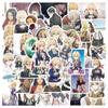 Violet Evergarden Colorful Stickers, 50 Pieces (not Repeated), Waterproof and Sunscreen.