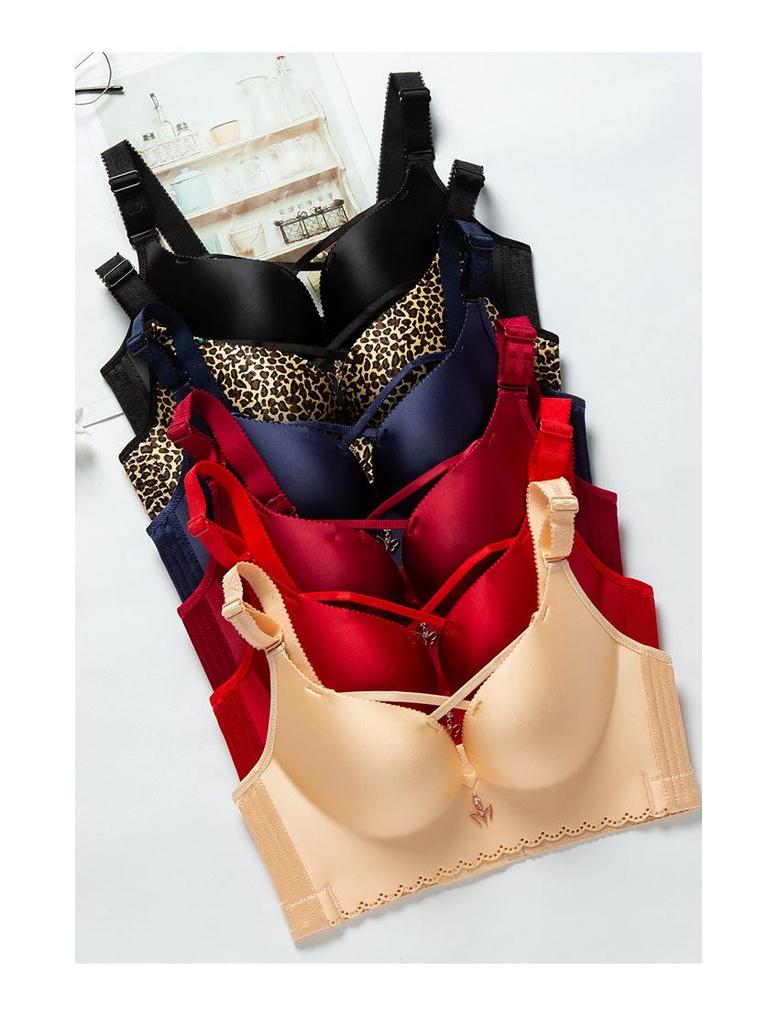 Бюстгальтер большого размера без косточек с регулируемой поддержкой спины для женщин