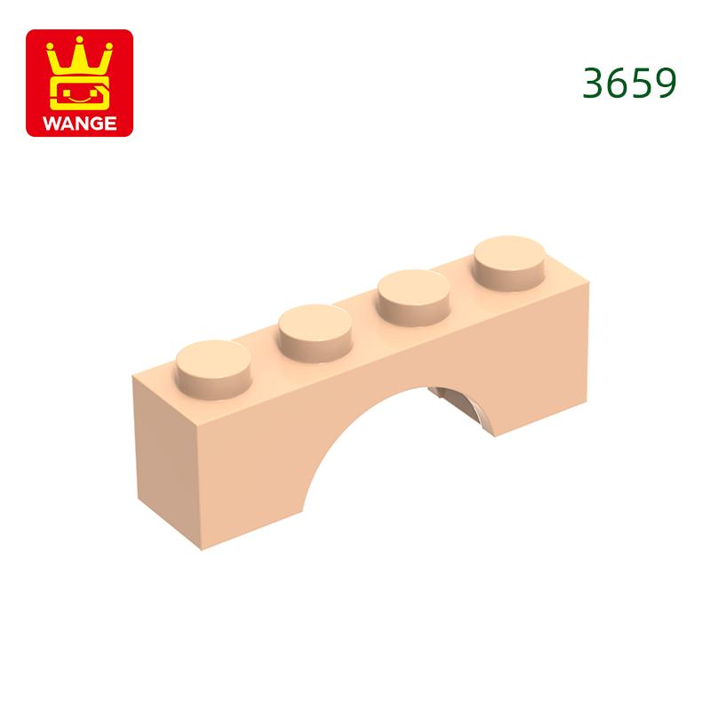 Нетоксичные 81 шт./лот 3659 1x4x2 Плоские арочные строительные блоки Moc Строительные аксессуары Детали Совместимые с Кирпичами Детские игрушки Подарок