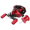 Baitcasting Fishing Reel 6 Gear Centrifugal Magnetic Dual Brake Spinning Reel 18+1 Bearing(Left