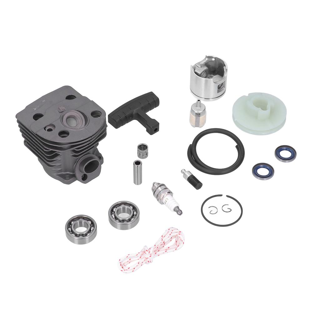 Комплект прокладок подшипника свечи зажигания для поршня цилиндра 46 мм из алюминия, подходит для бензопилы Husqvarna 55 51