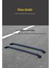 Aluminum Alloy Roof Rack for SUV Off-Road Vehicles with Thickened All-Metal Crossbar and Vise-Type Clamp for Xiaolong Menglong VV5.