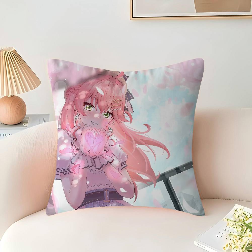 Наволочка Сакура Мико мультяшный Подарок Наволочка для подушки Спальня Дом Диван Кресло Сиденье Декор наволочка
