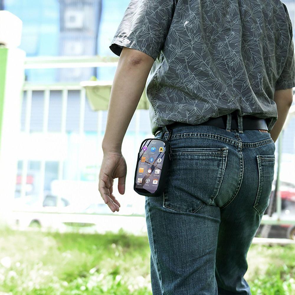 Black MP3 MP4 Storage Bag Cloth Audio Device Case Handy Music Player Sleeve Outdoor Sport