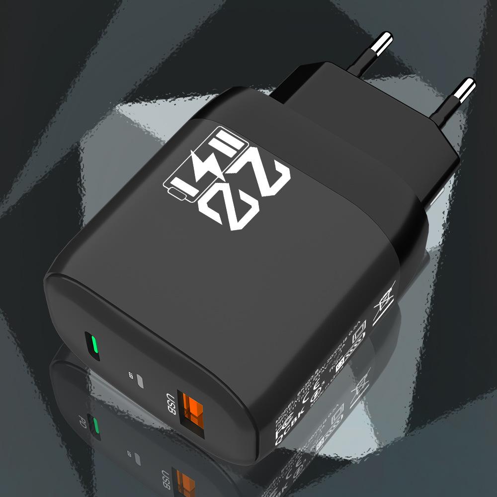 Двойное USB-зарядное устройство 2,4 А с 2-портовой головкой, совместимое с US/EU/KR/UK, Дорожное зарядное устройство