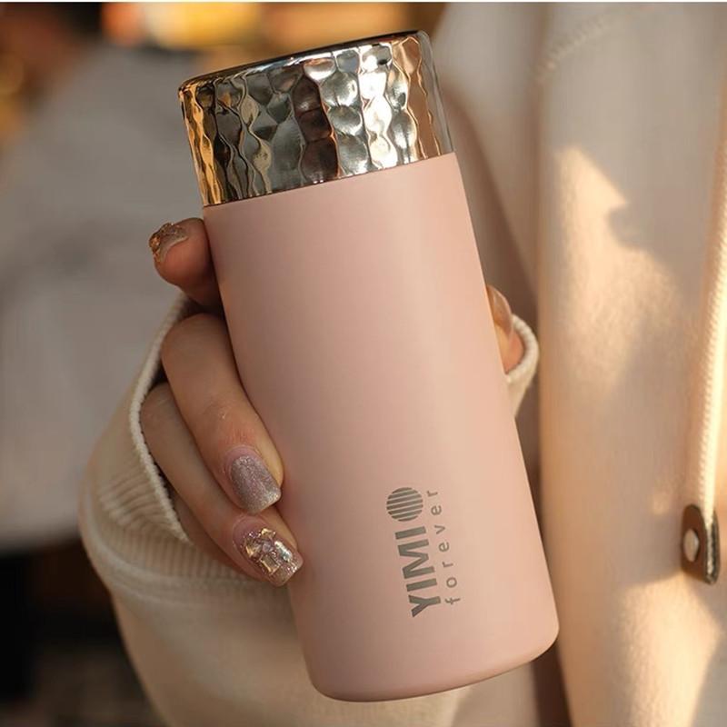 220ml/330ml Fashion Mini Stainless Steel 316 Thermal Flask Portable Pocket Coffee Tea Thermal Water Bottle Tumbler