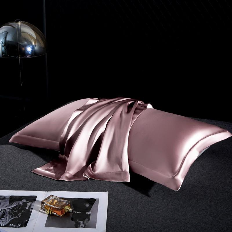 40 Momme 100% Mulberry Silk Pillowcase Set 48x74cm Luxury Sleep Comfort Bedding Sensitive Skin