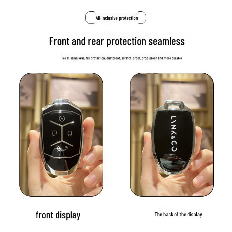 Чехол для ключа Lynk&Co: Мультяшная мода для моделей 01, 02, 03 – Высококачественная сумка для ключей от машины для мужчин и женщин (22 Дизайна)