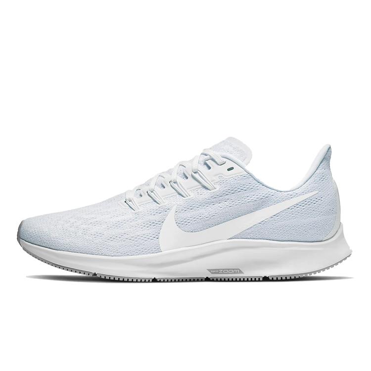 Nike Air Zoom Pegasus 36 'Half Blue' (Unisex) White / Half Blue-Wolf Grey-White Running Shoes AQ2203 100