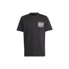 Originals Adventure Graphic Tee With Letter Logo Print Men Tops Black IL5171
