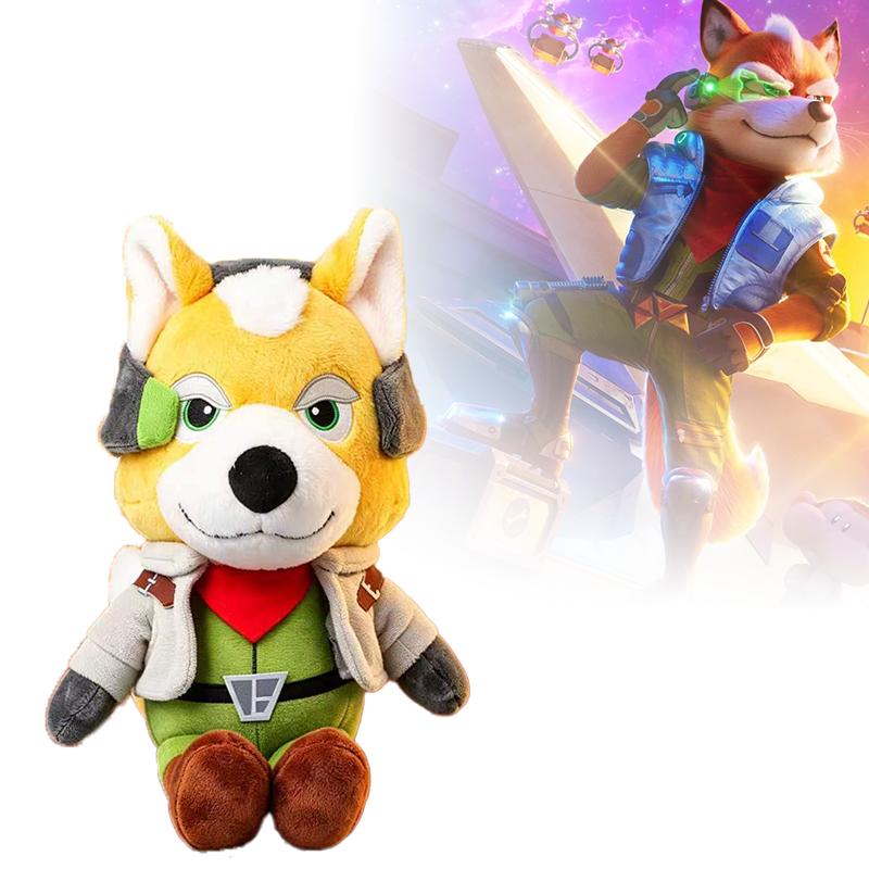 Cartoon Game Anime Star Fox Plush Toys Soft Cute Lombardi Toad Hare McCloud Figure Peripheral Plushie Doll Fan Kid Birthday Gift