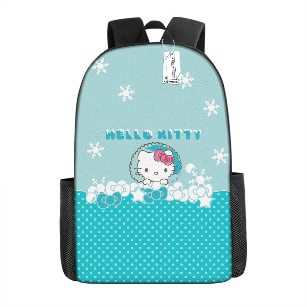 Мультяшный рюкзак Hello Kitty Школьная сумка Ello Kitty Рюкзак с цифровой печатью