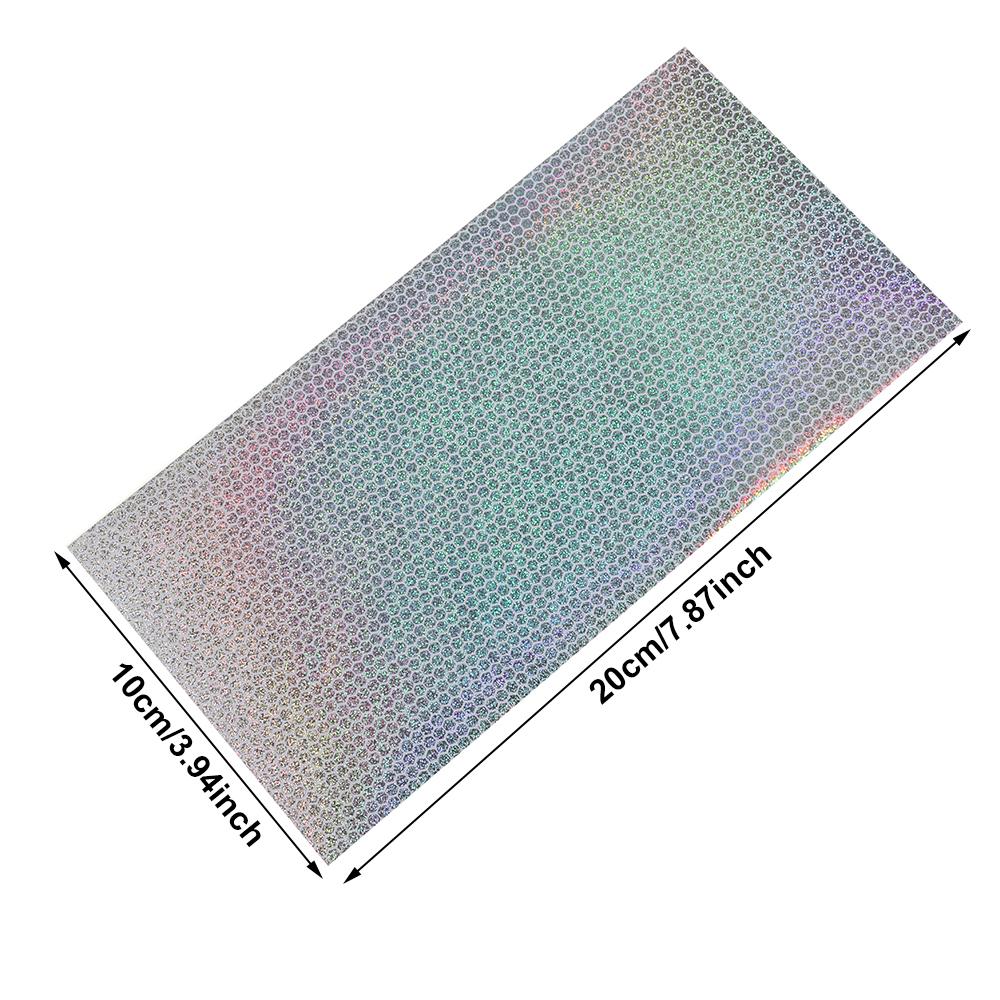 10*20 см рыболовная приманка, флэш-лента, материал для завязывания мушек, наклейка с изменением цвета, голографическая клейкая пленка